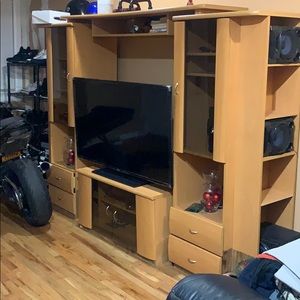 Wall Unit Excluding TV